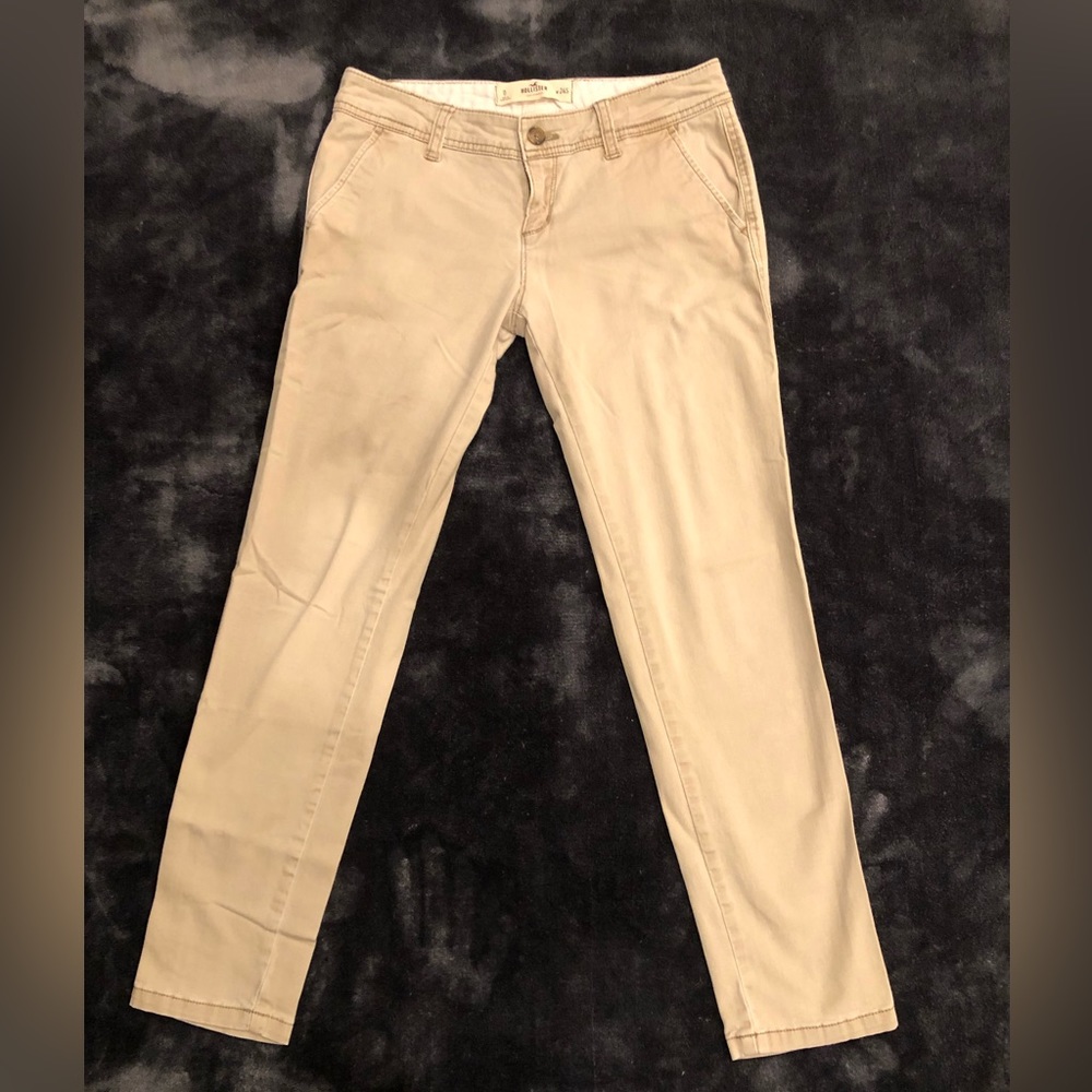 Hollister Chino Pants, Tan, Size 0